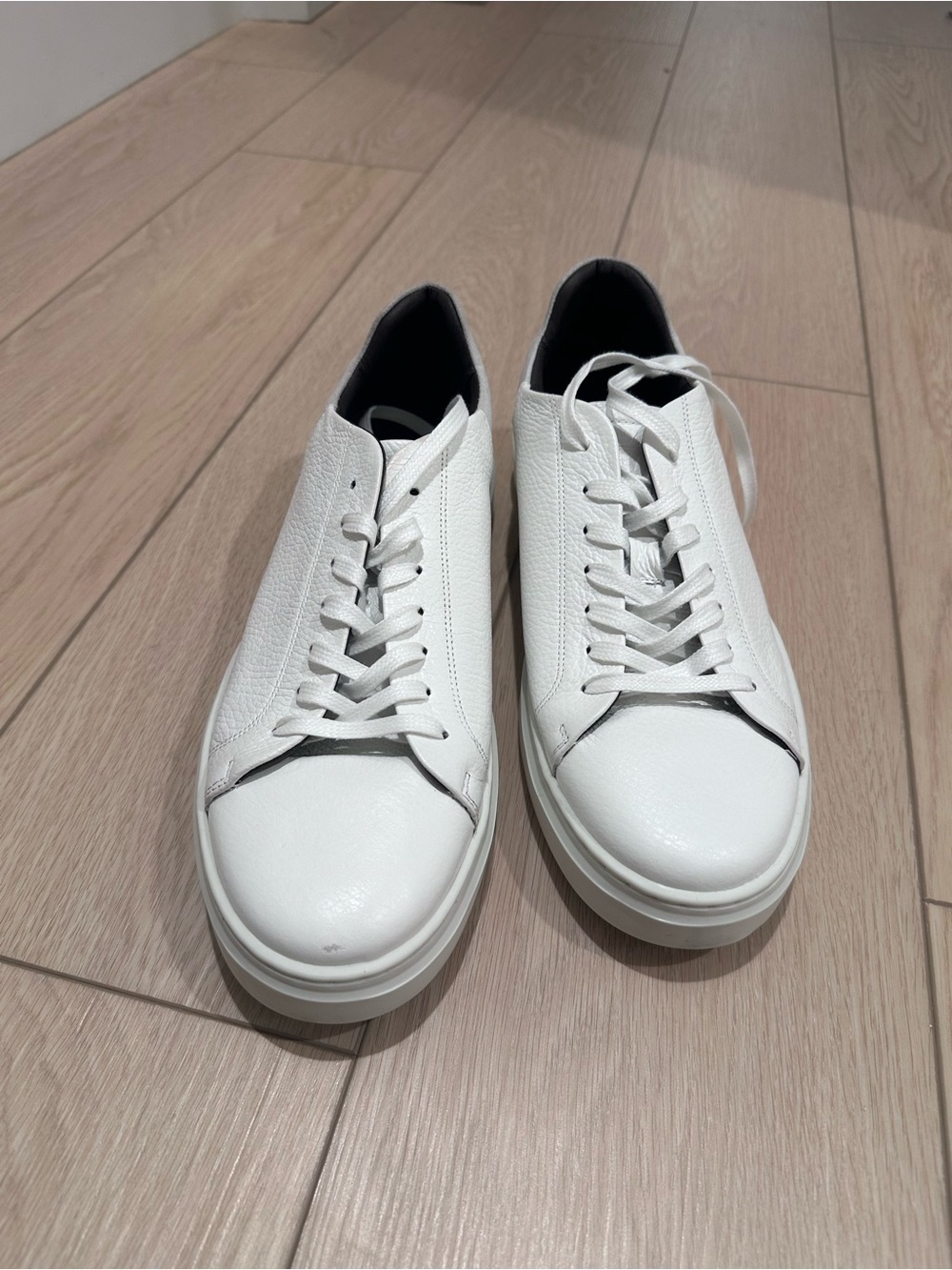 Bruno Magli Leather Sneakers White Men’s 11.5 New With Tags